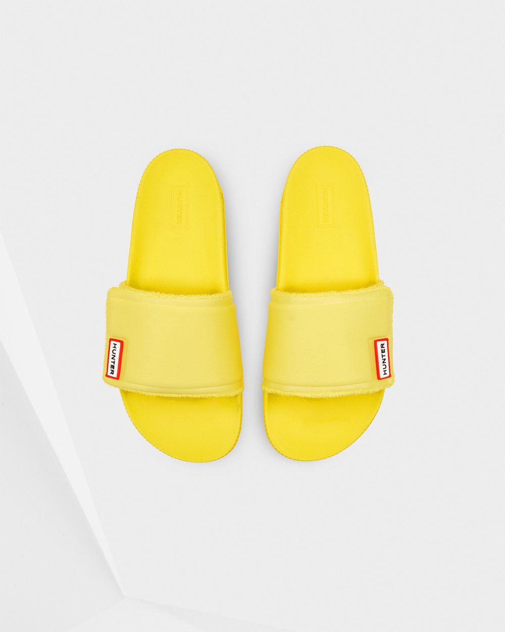 Hunter Original Adjustable Slides - Online Store Womens Yellow - PBTWRE591